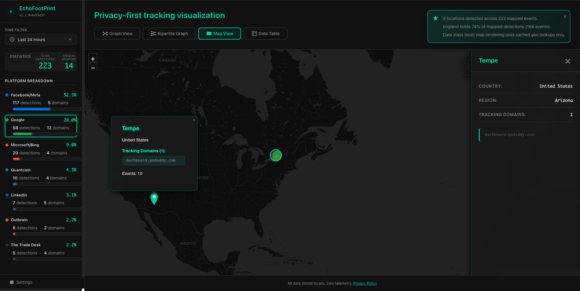 Map view detail screenshot